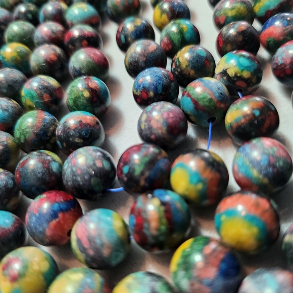 Rainbow Stone Beads - Picture 7 of 11